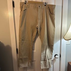 Wrangler men’s pants tan size 44 x 30